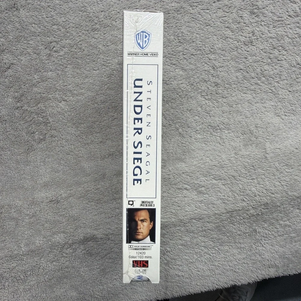 Under Siege (VHS, 1993) Steven Seagal - Action - New/Sealed with Watermarks